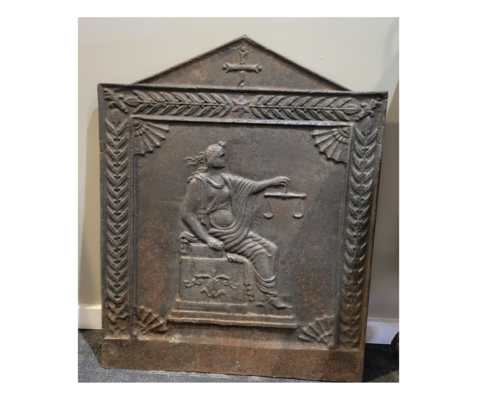 Antique Fireplace Heat Plate