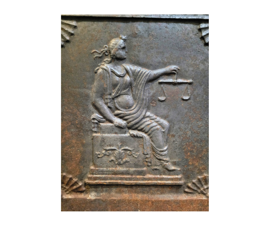 Antique Fireplace Heat Plate