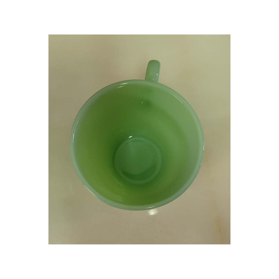 Vintage Fire-King Jadeite Cup and Saucer Set