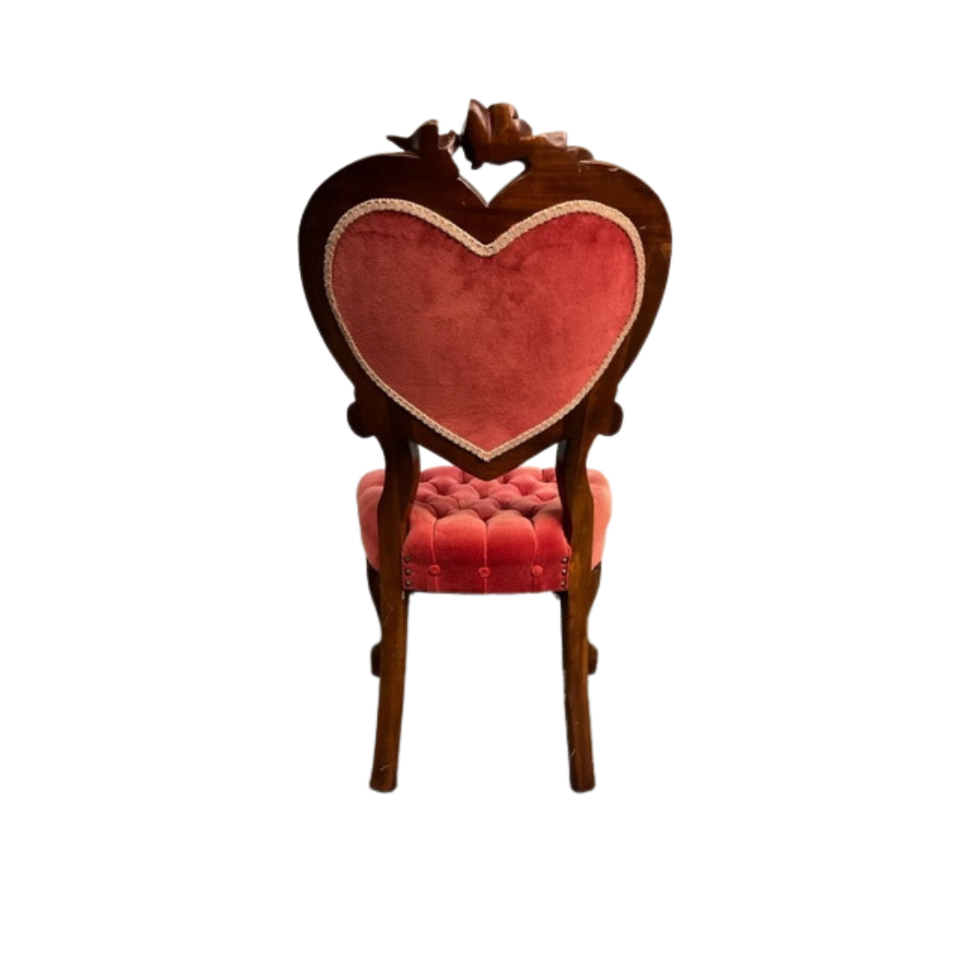 Antique Heart-Shaped Chair