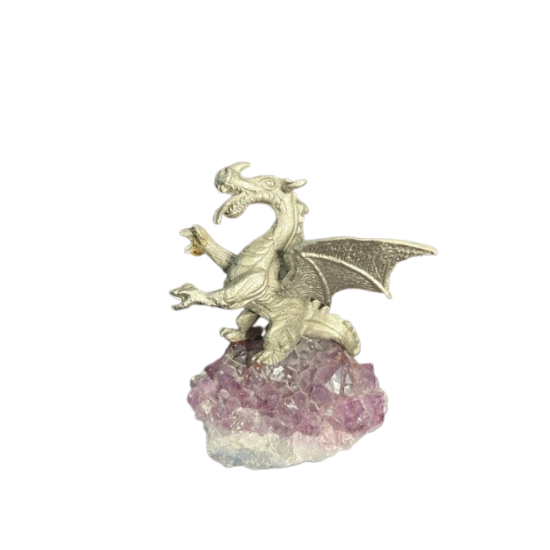 Two Amethyst Dragon Pieces