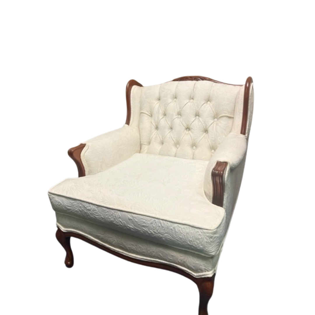 Pearl White Accent Chair