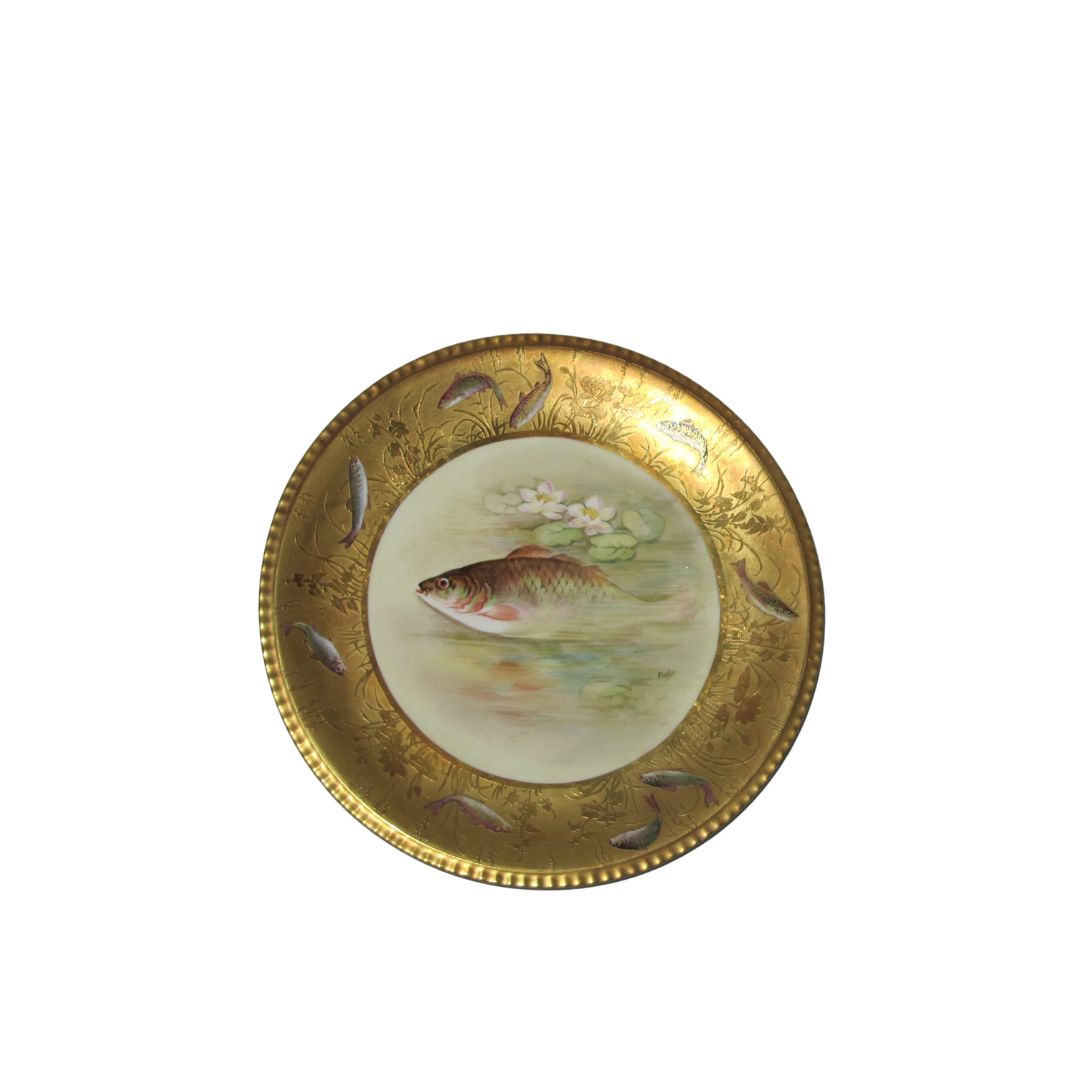 Antique Limoges Porcelain Plate