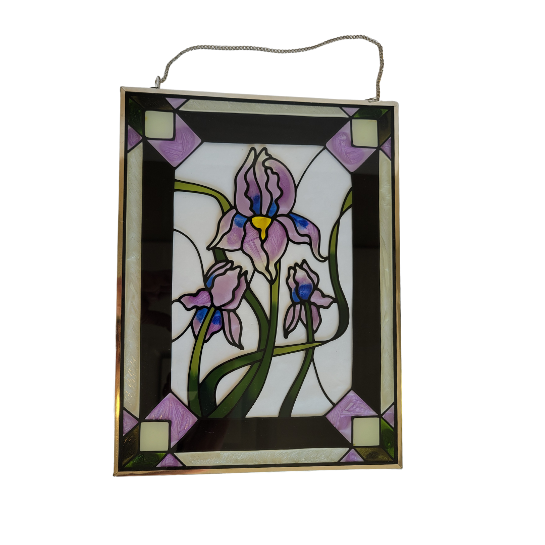 Iris Flower Stain Glass