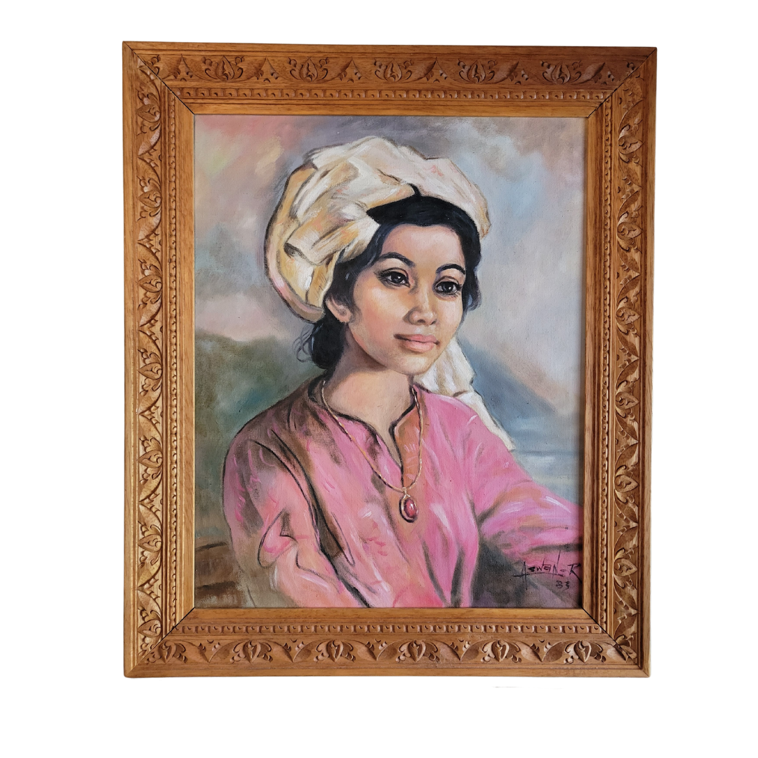 Vintage Portrait Painting