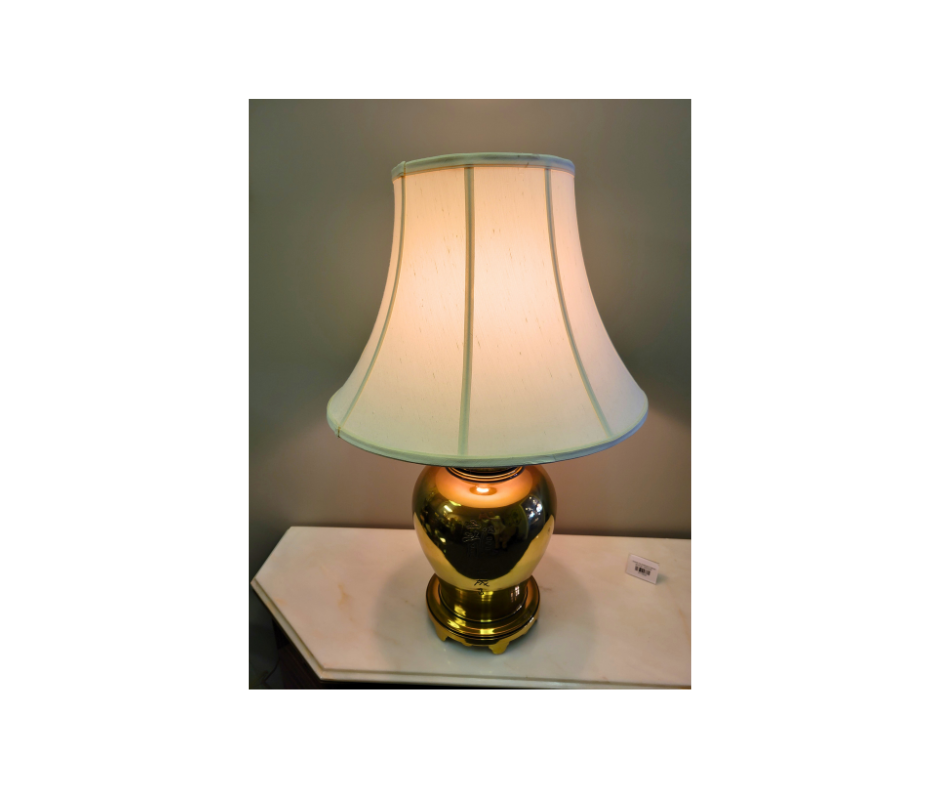 Vintage Dainolite Brass Table Lamp