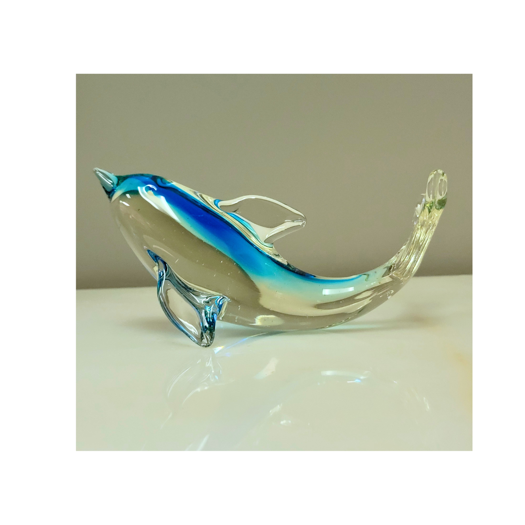 Handmade Glass Dolphin