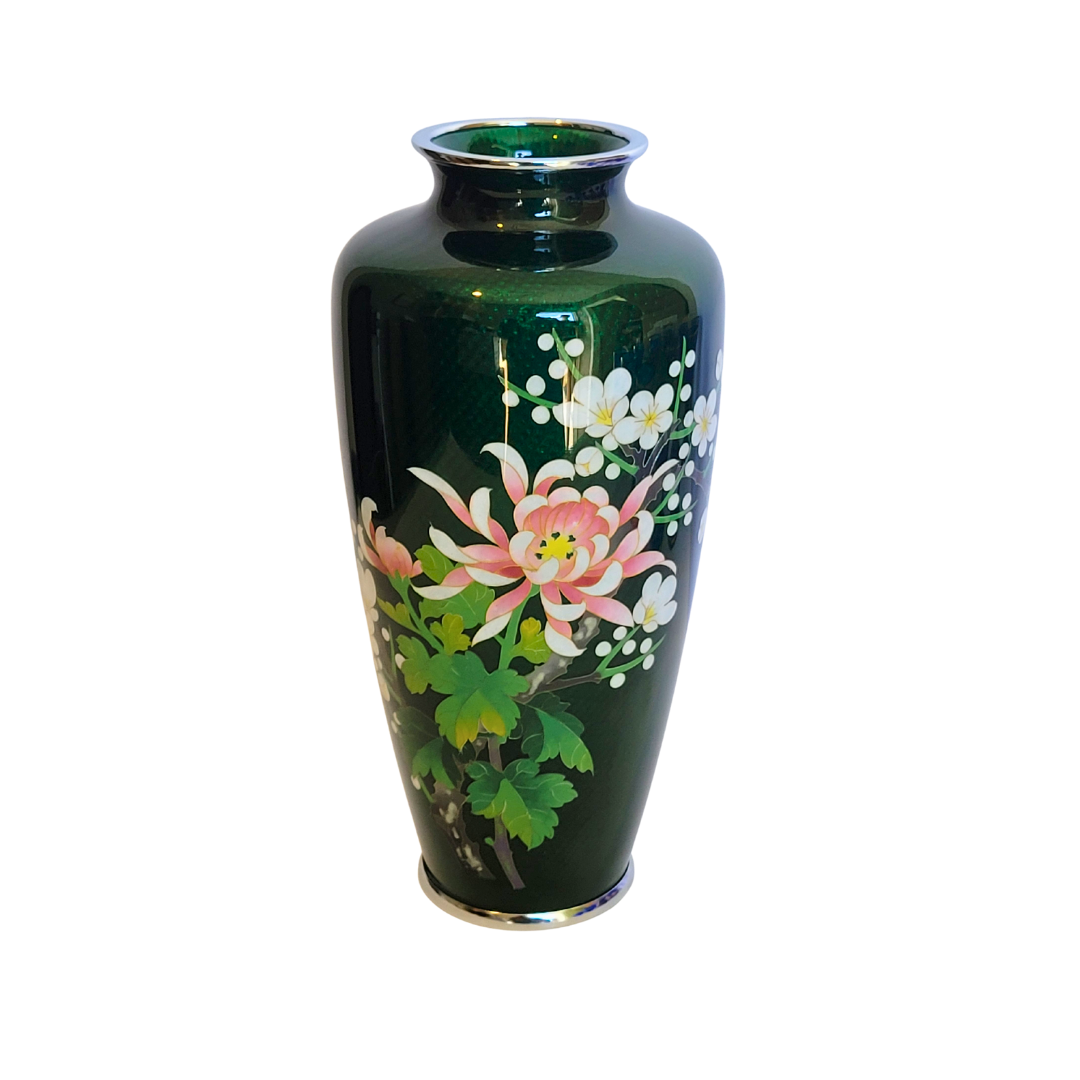 Antique Ginbari Cloisonné Vase