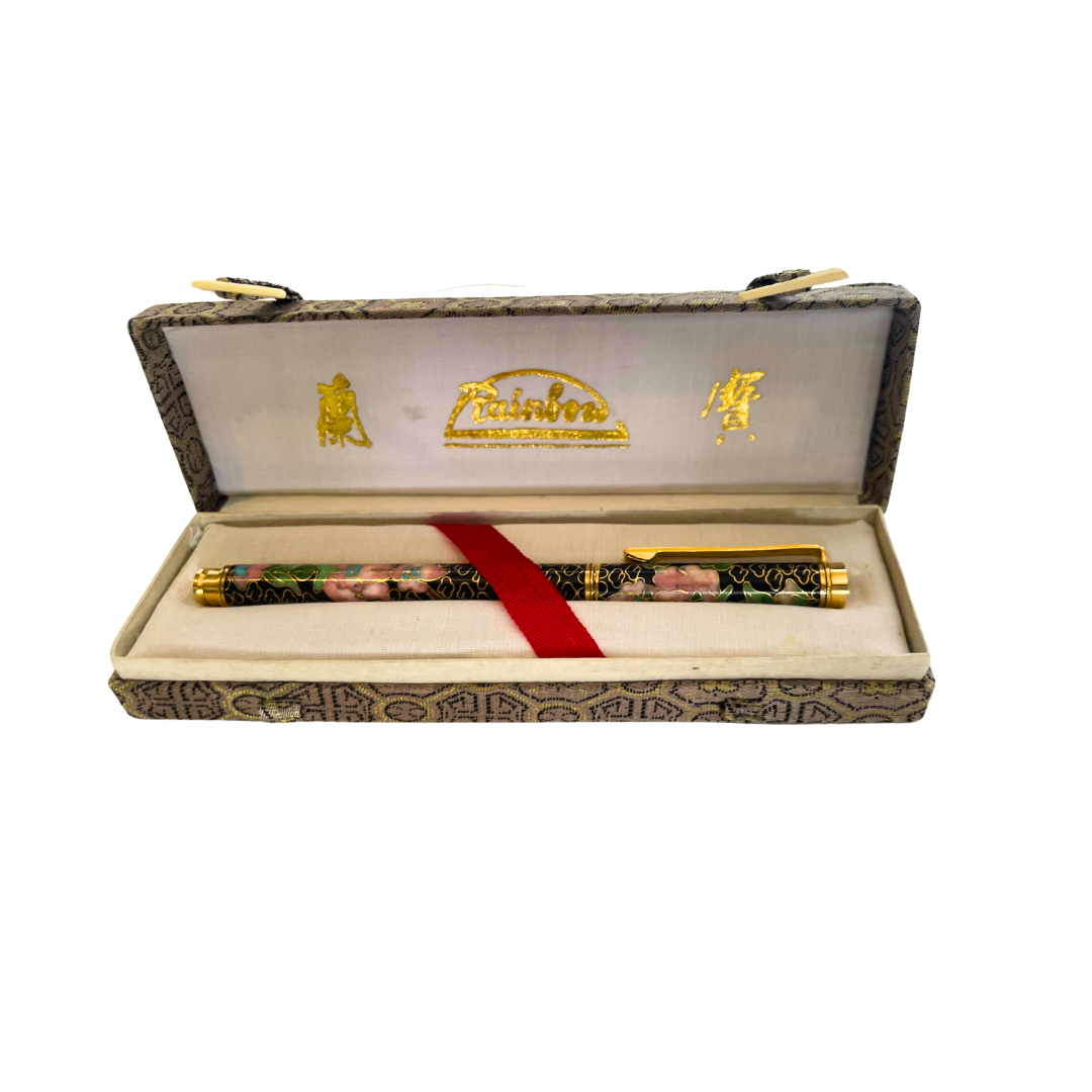 Cloisonné Rollerball Pen in Decorative Box