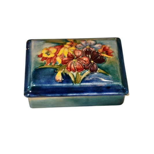 Moorcroft Freesia Floral Lidded Box