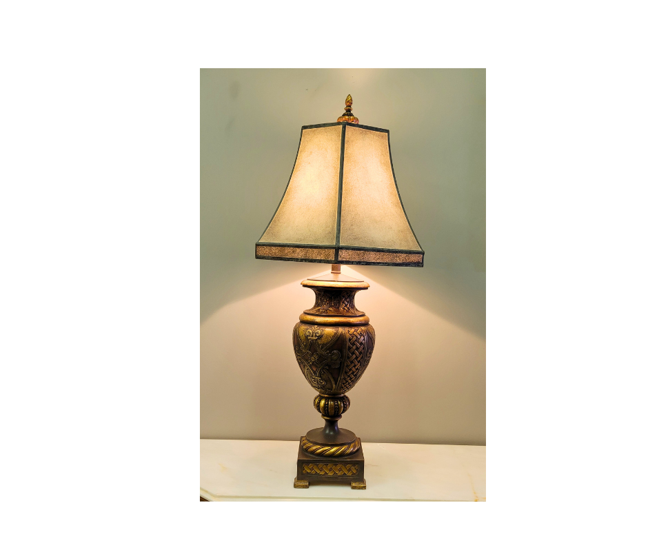 Vintage Artisan Terracotta Table Lamp