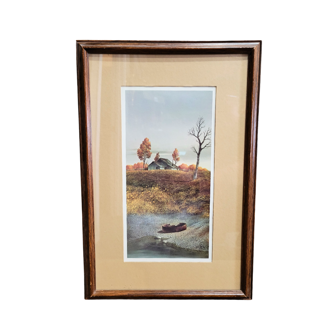 Framed Scenic Print by Gene Speck