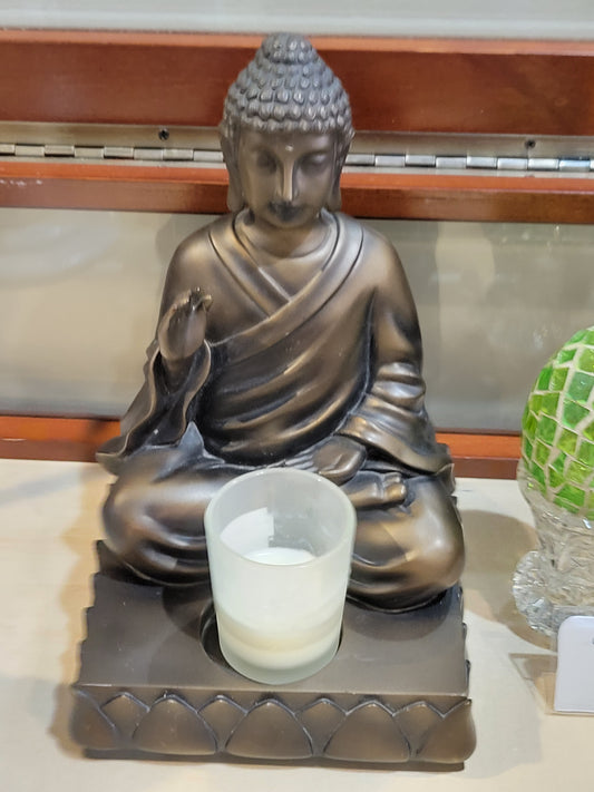 Serene Buddha Candle Holder