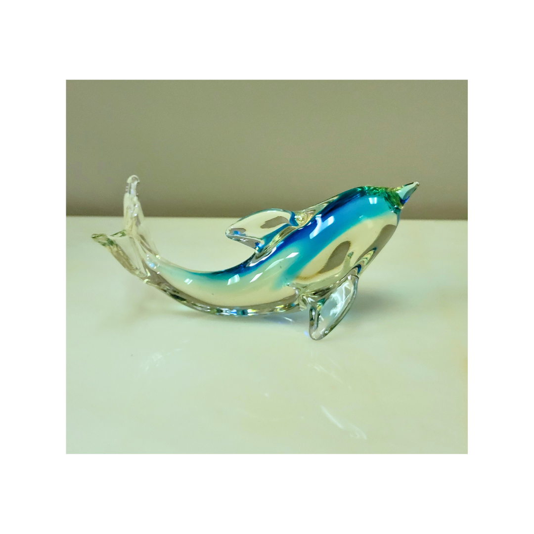 Handmade Glass Dolphin