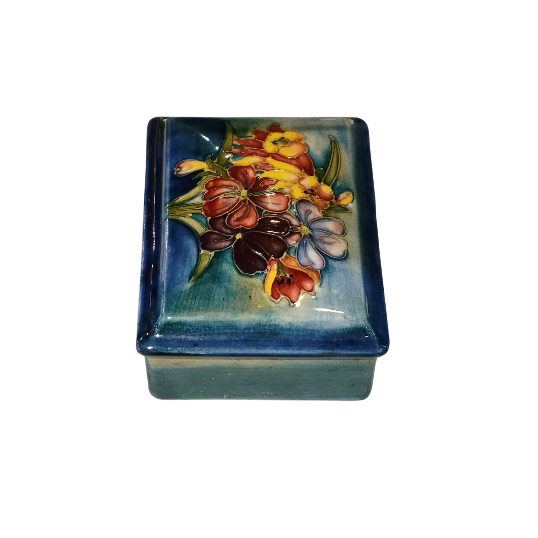 Moorcroft Freesia Floral Lidded Box