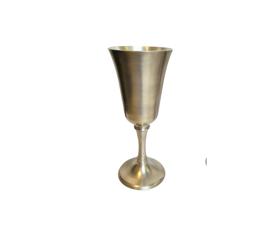 Vintage Tin Wine Goblet Set (4)