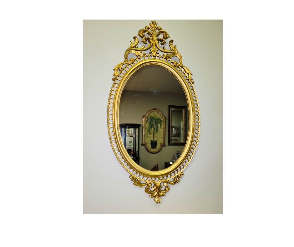 Vintage Arabesque Gold Mirror Set (4)