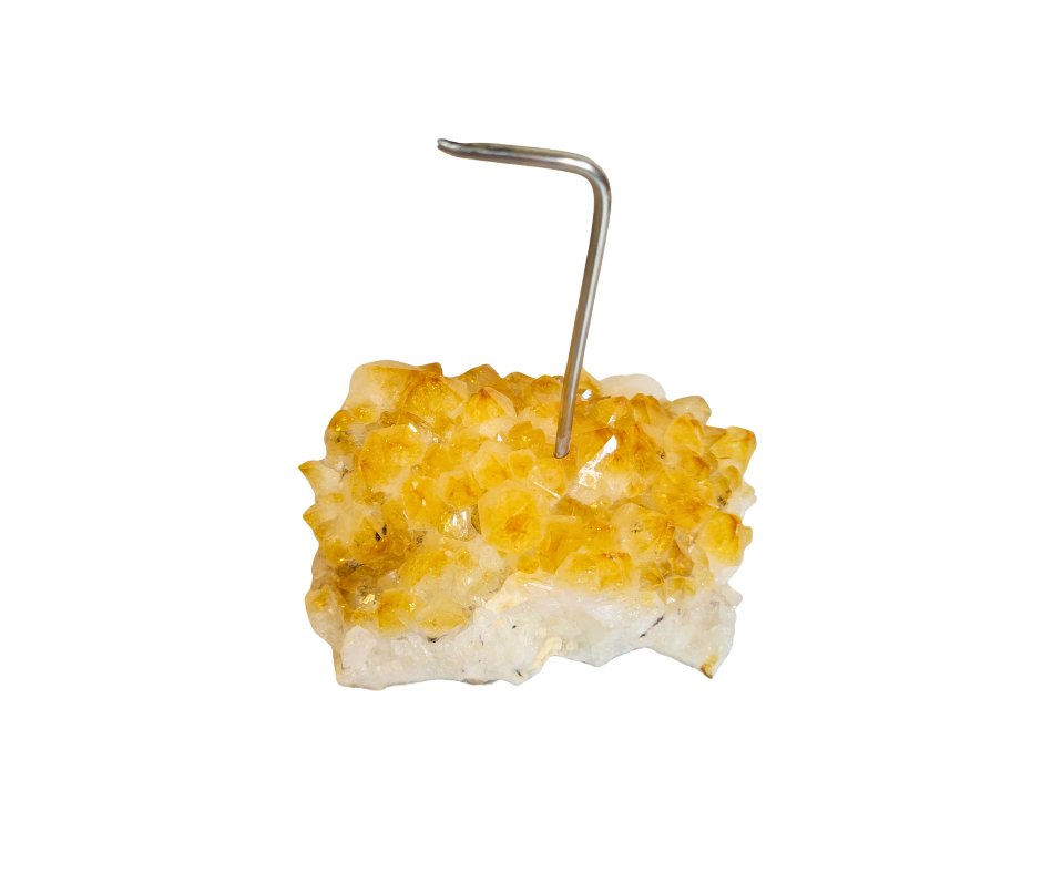 Citrine Quartz Candle Holder