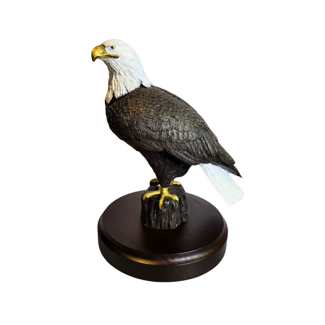 Determined Eagle-Bronze Sculpture