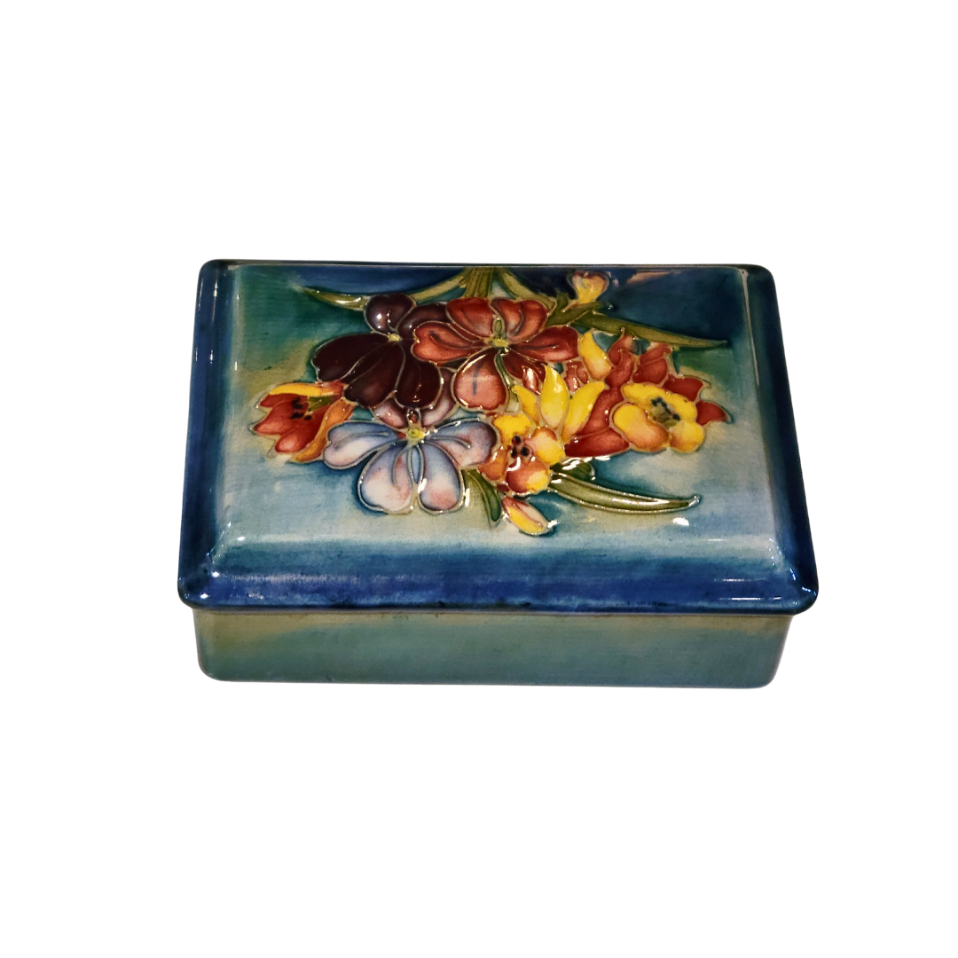 Moorcroft Freesia Floral Lidded Box