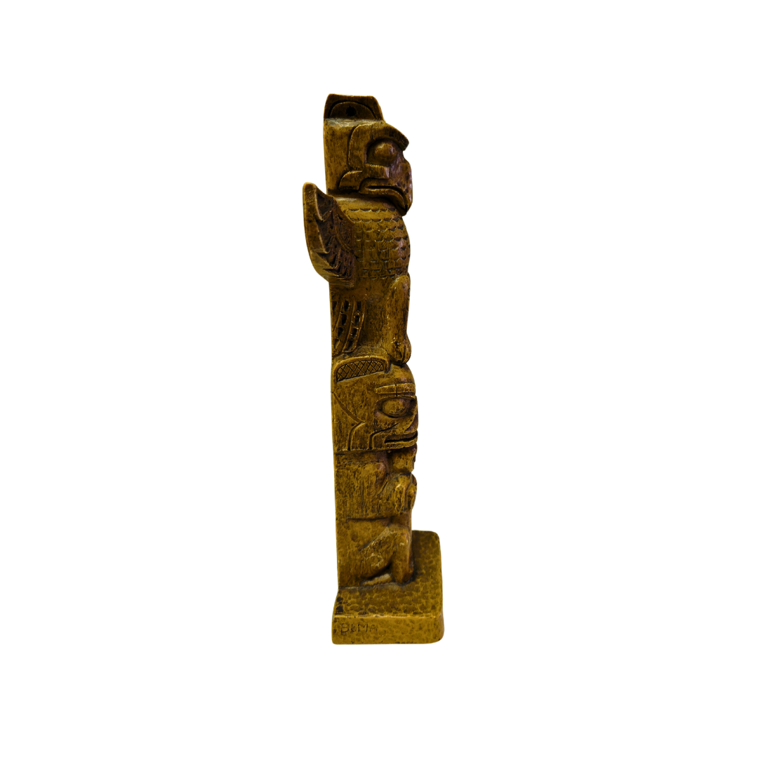 Wood and Pearlite Totem Pole