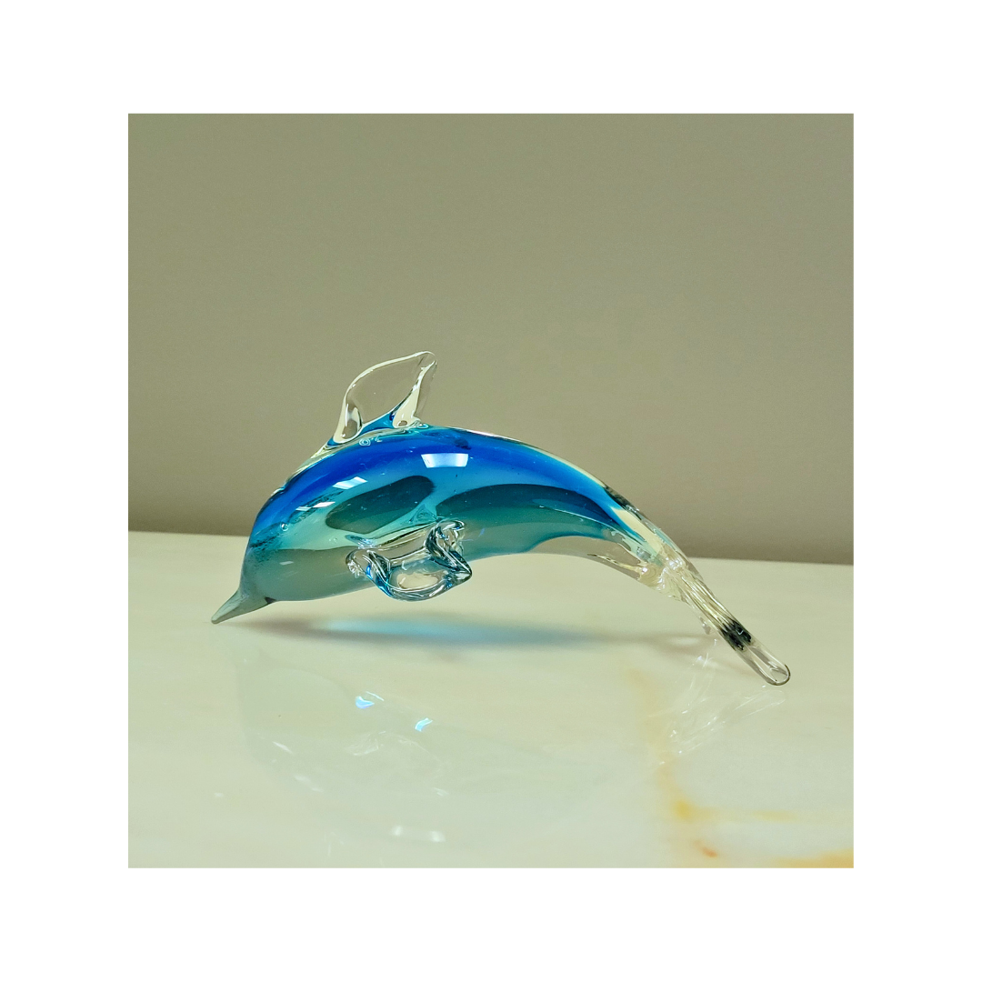 Handmade Glass Dolphin