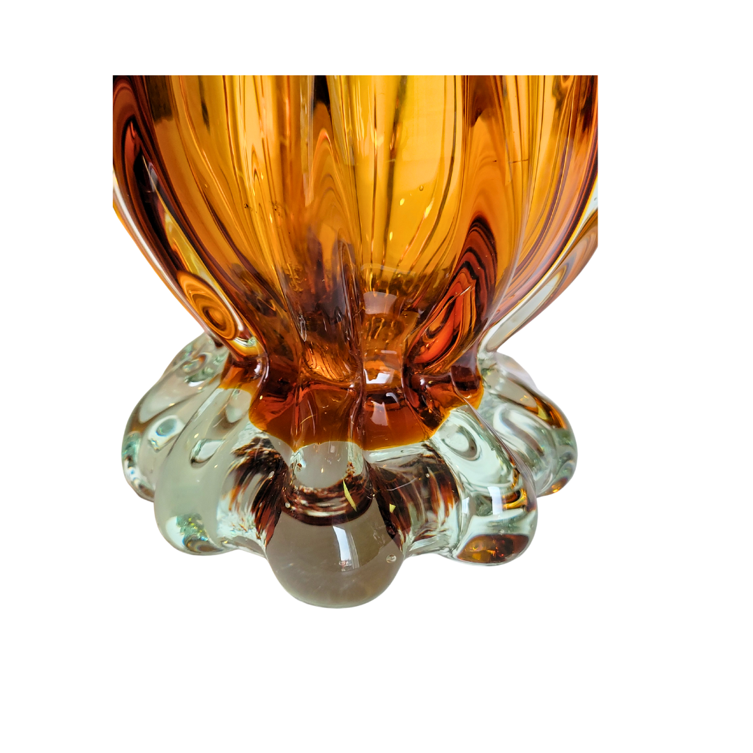 Multicolor Murano Glass Vase