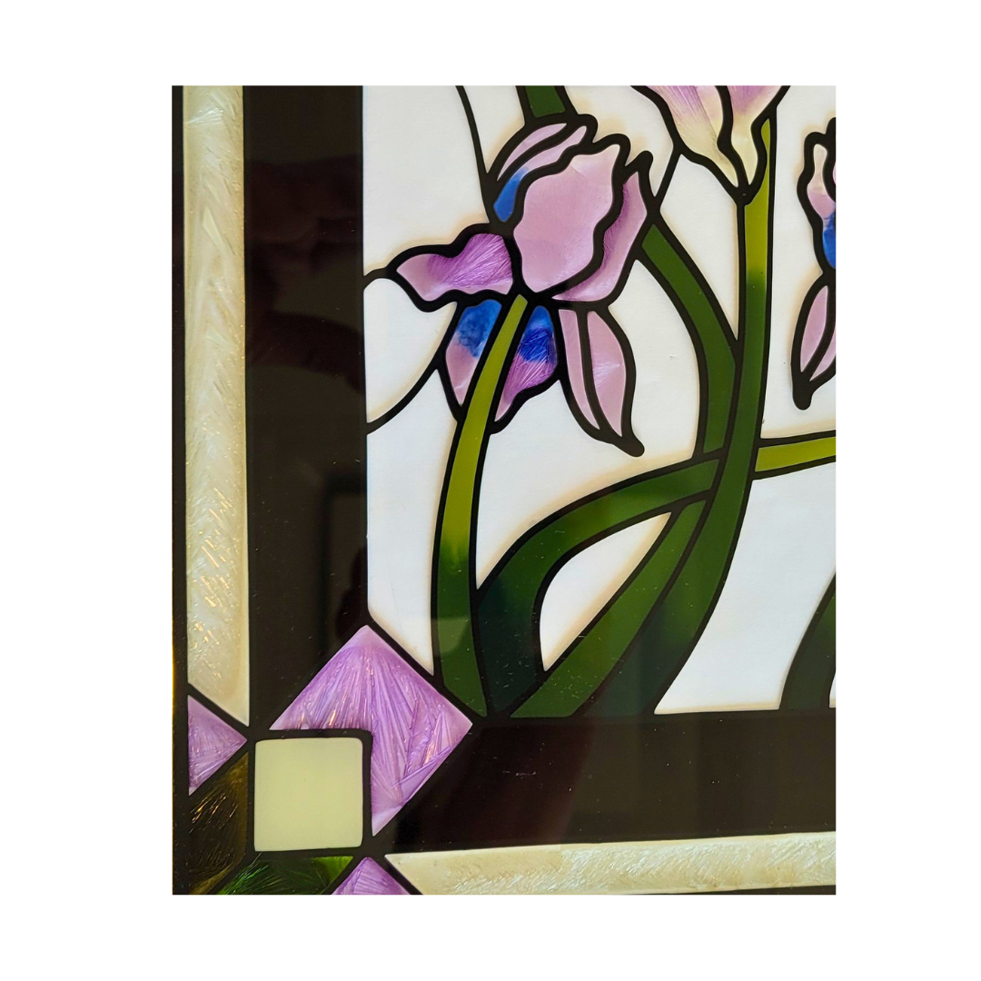 Iris Flower Stain Glass