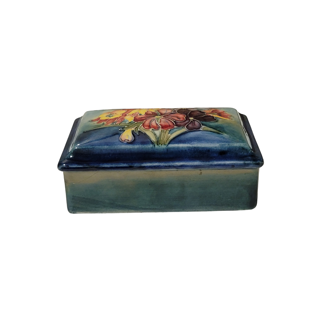 Moorcroft Freesia Floral Lidded Box