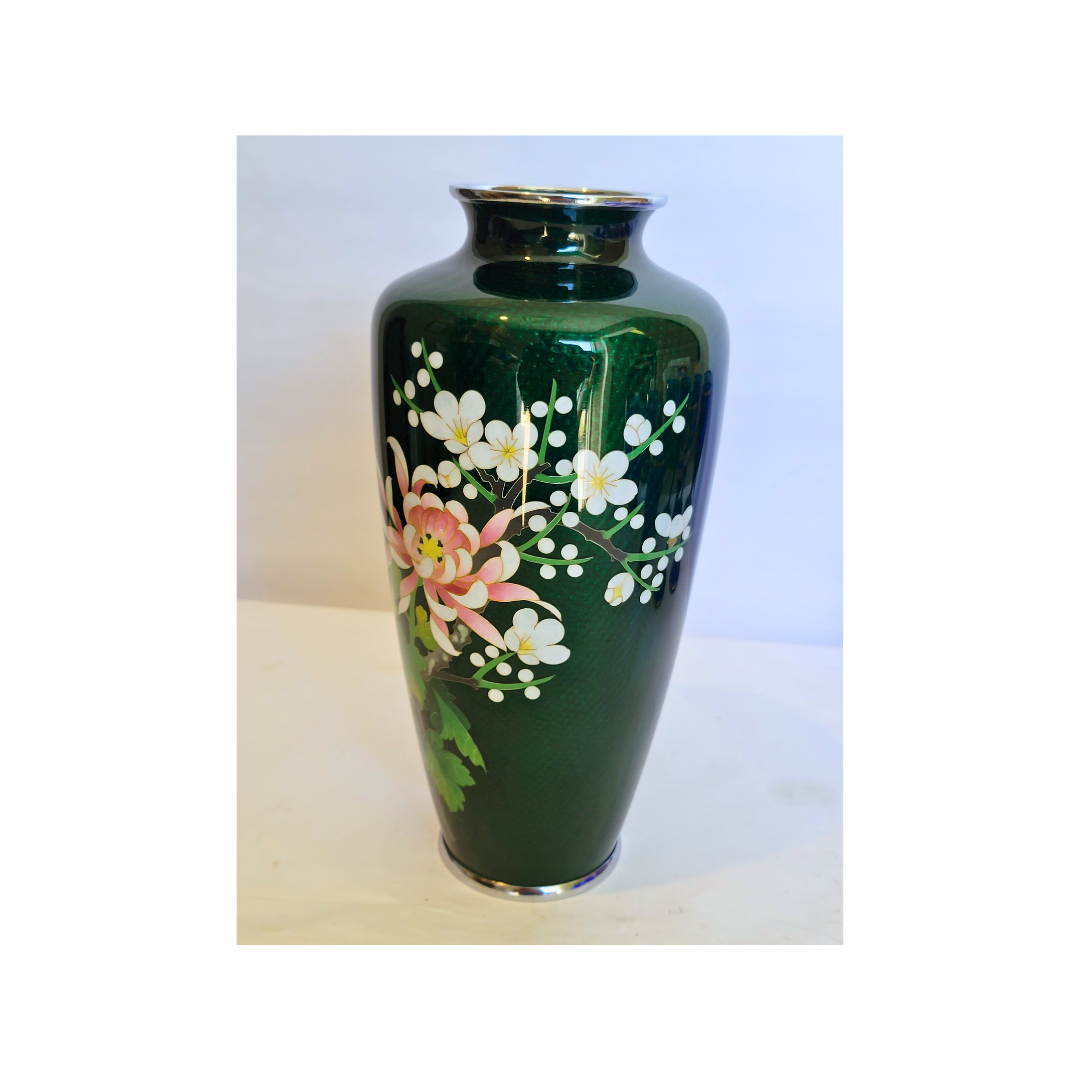 Antique Ginbari Cloisonné Vase