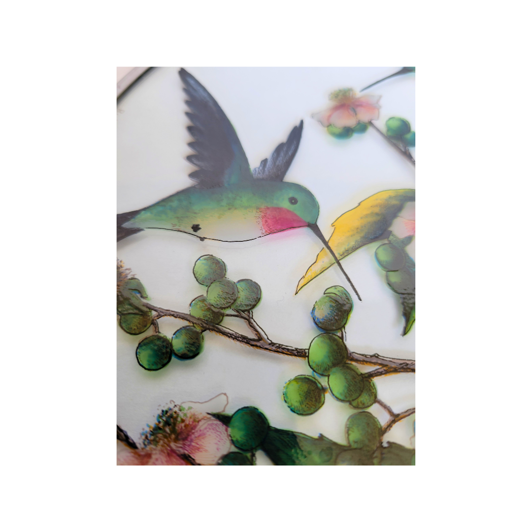 Hummingbird Stain Glass