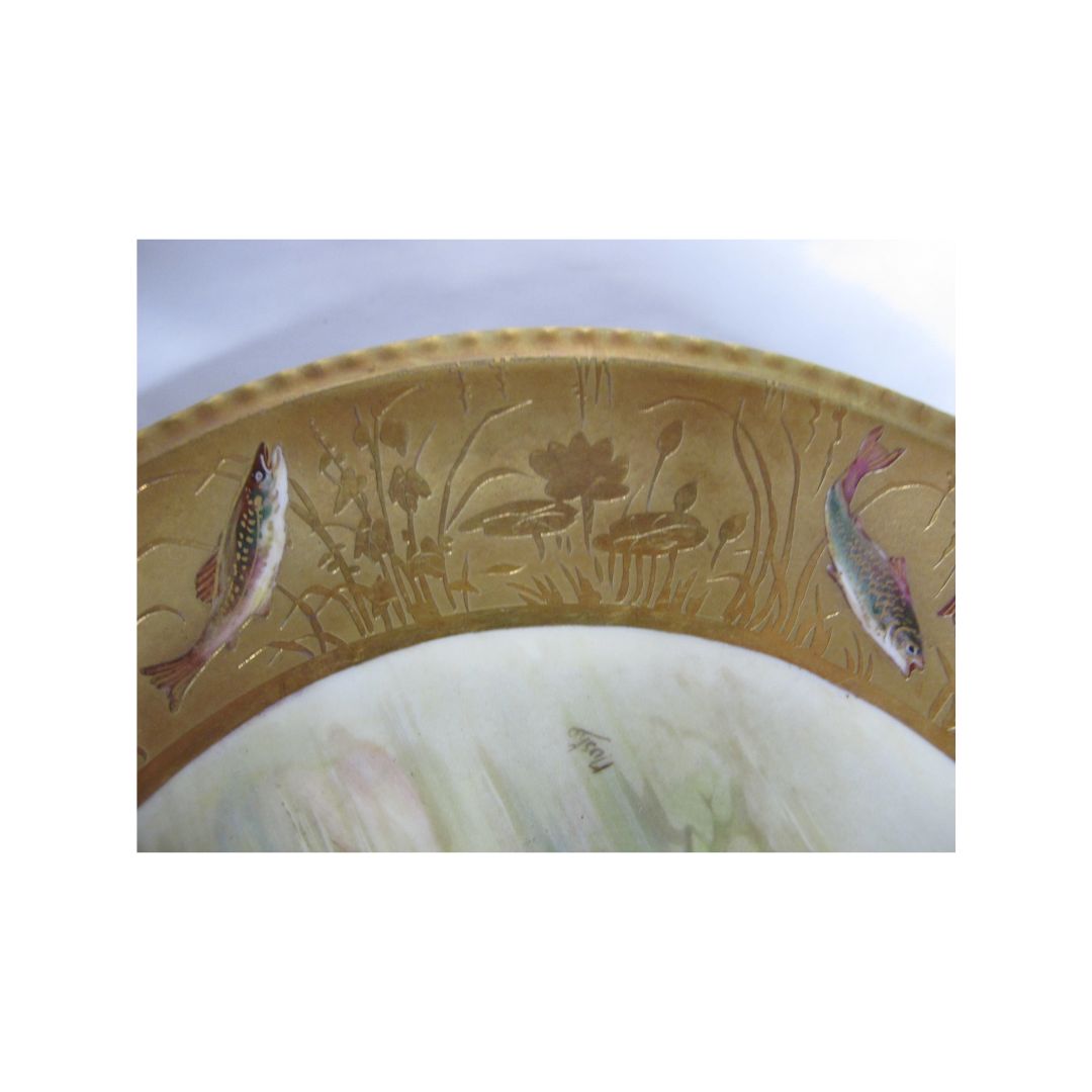 Antique Limoges Porcelain Plate