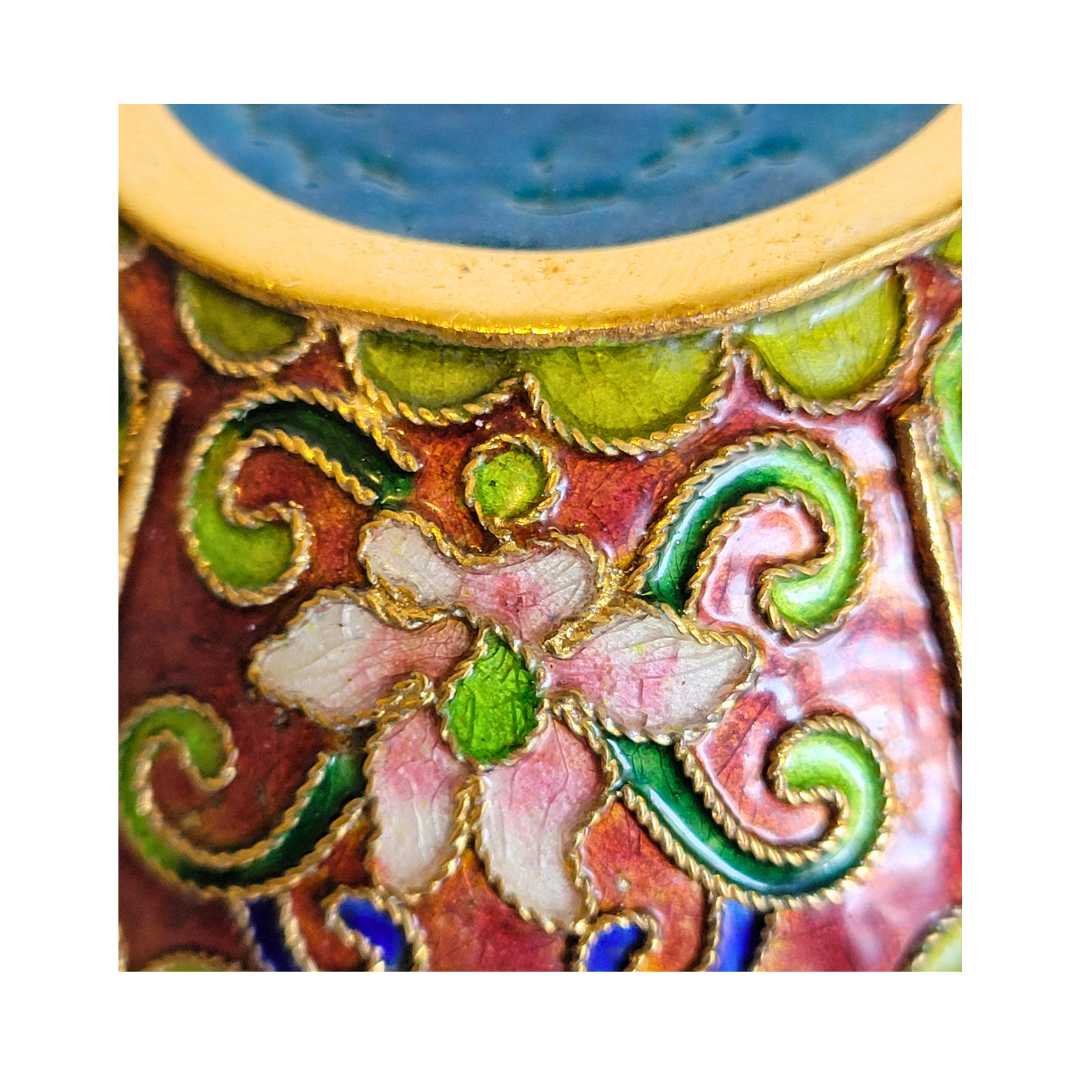 Cloisonne Lidded Box