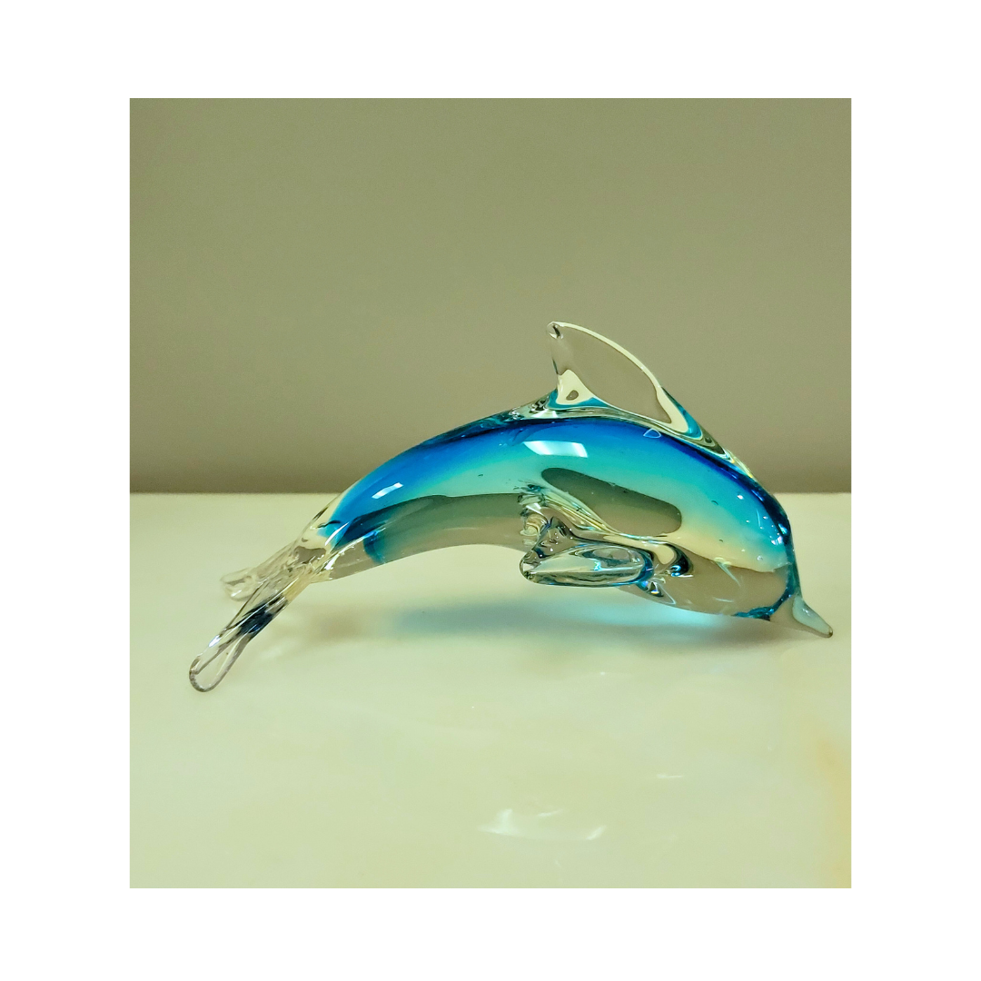 Handmade Glass Dolphin