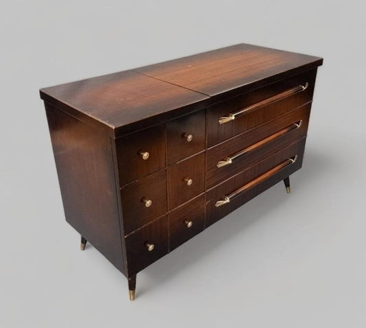 Vintage Mahogany Chest Lined With Cedar