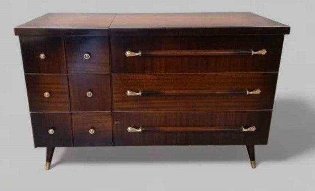 Vintage Mahogany Chest Lined With Cedar