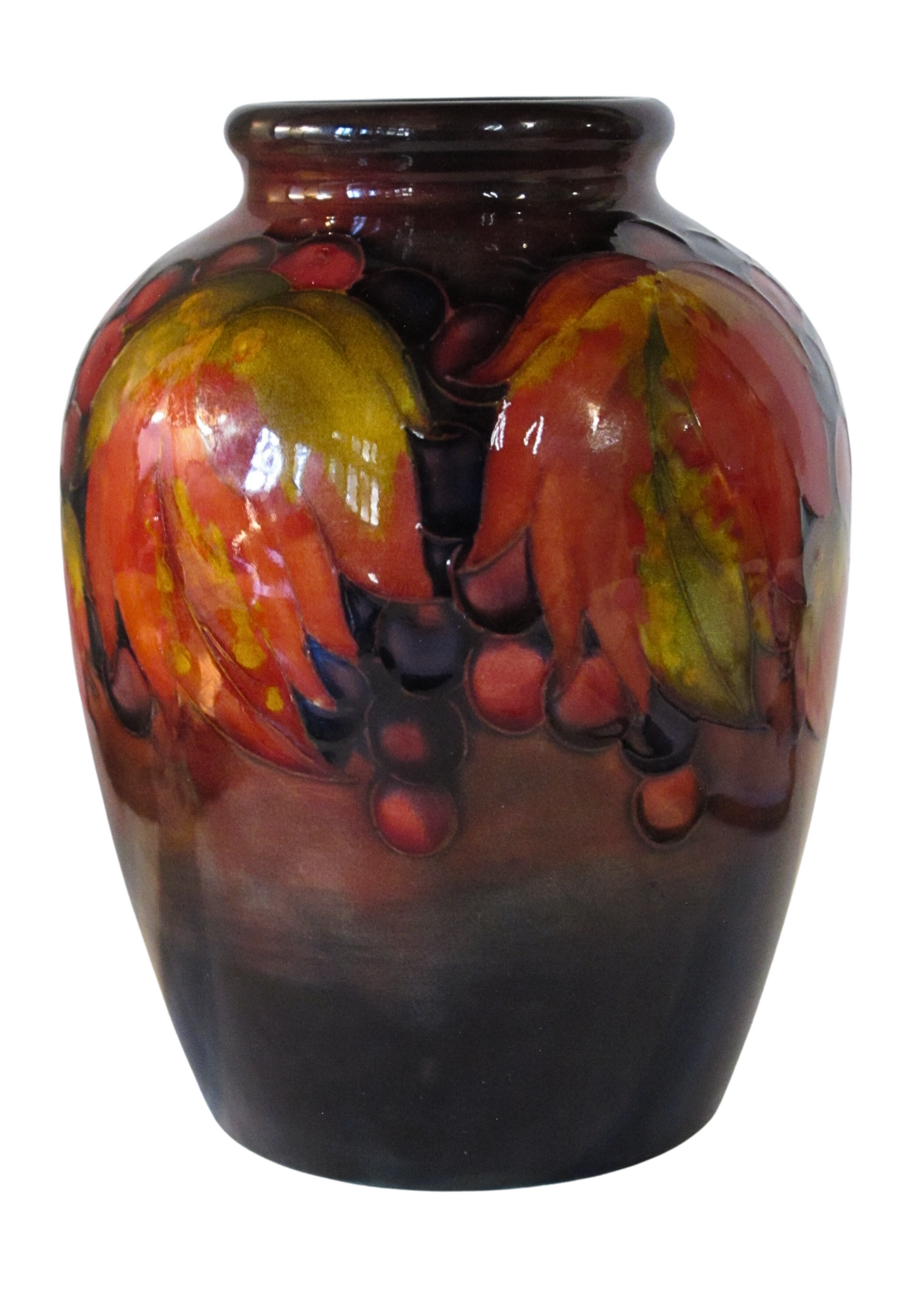 Moorcroft - Flambe Leaf & Berries Vase