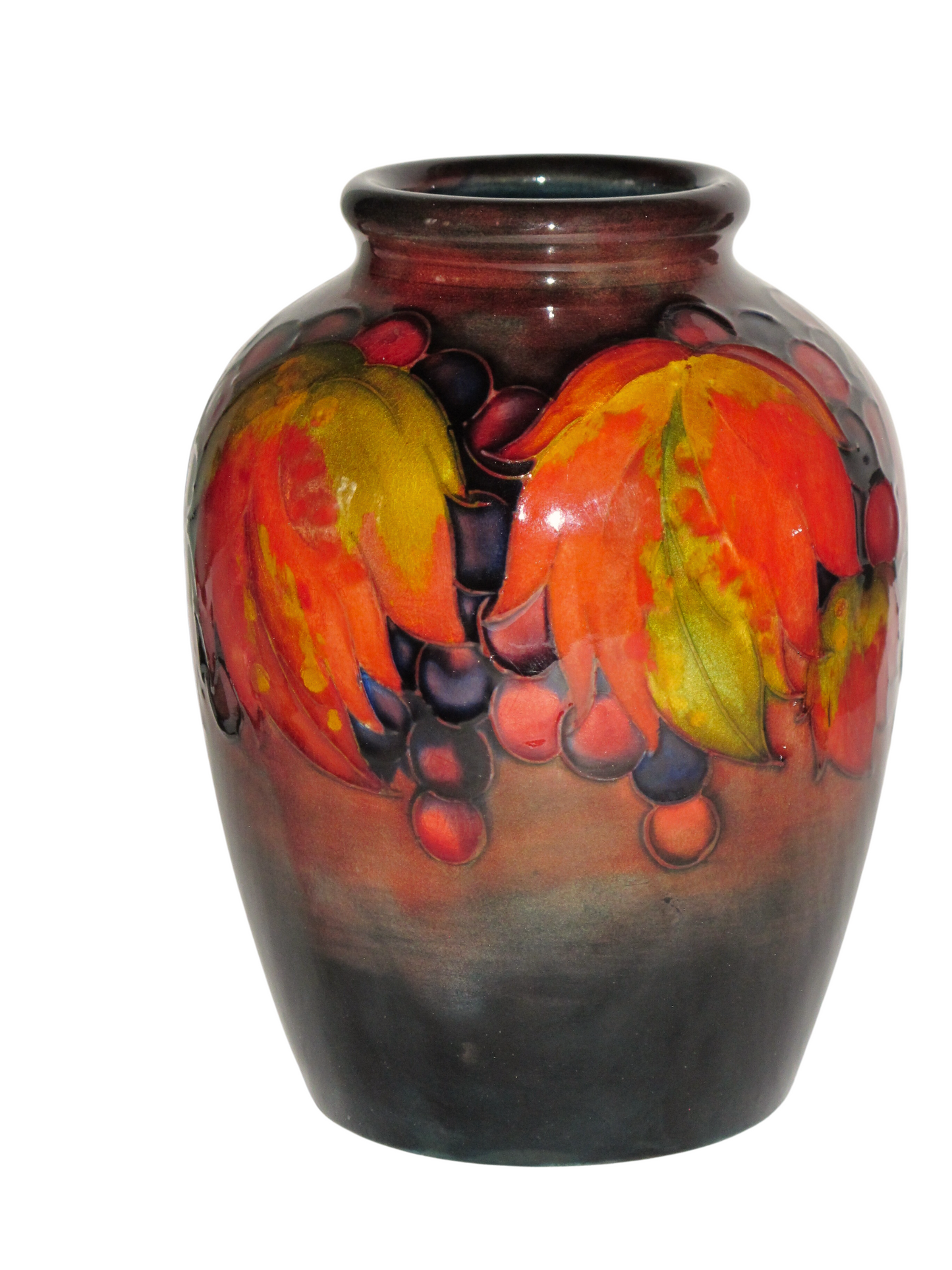 Moorcroft - Flambe Leaf & Berries Vase